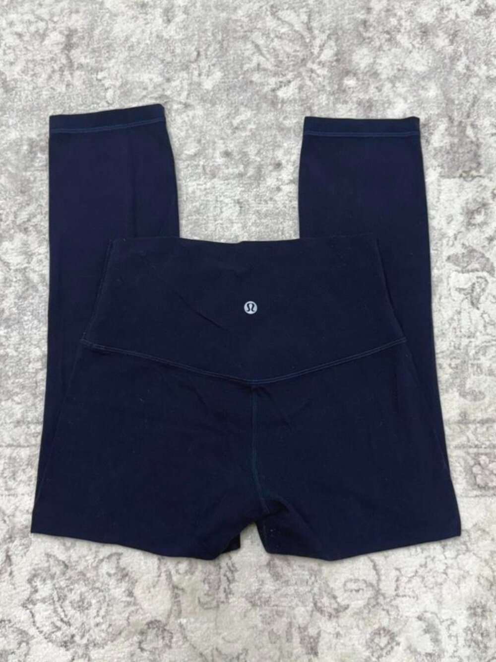 Navy Lululemon Align Leggings High-Rise Crop